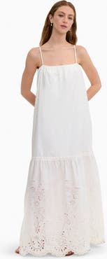 Rebecca Taylor Brielle Poplin Eyelet Dress