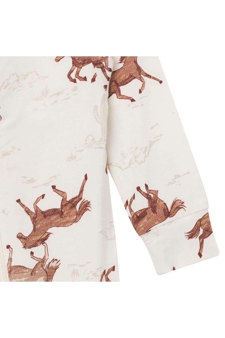 Footless Pajamas, Alternate, color, Wild Horses