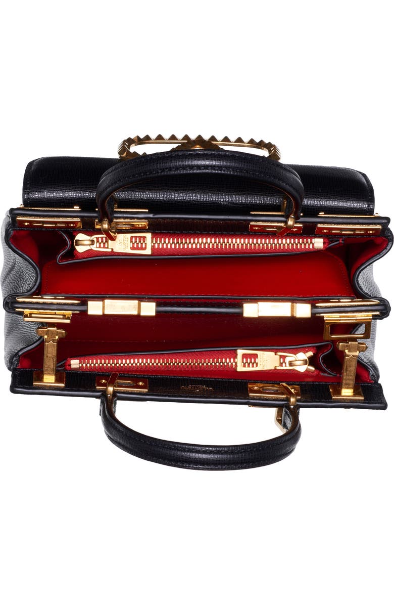 Valentino Garavani Mini Alcove VLOGO Leather Top Handle Bag, Alternate, color,