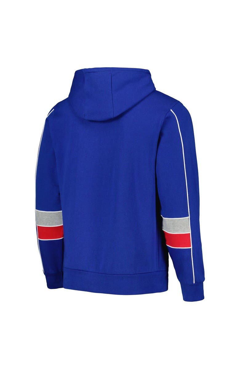 STARTER Men's Starter Royal Buffalo Bills Captain Pullover Hoodie, Alternate, color, 