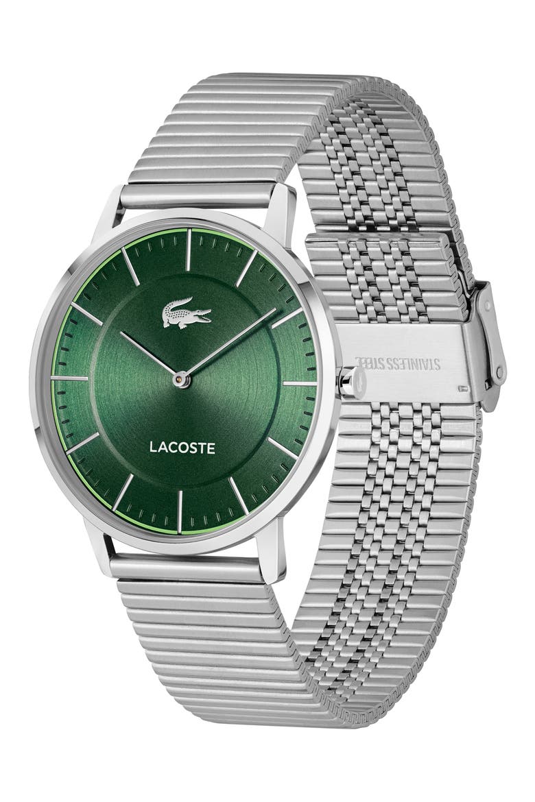 Crocorigin Bracelet Watch, 40mm, Alternate, color, SILVER