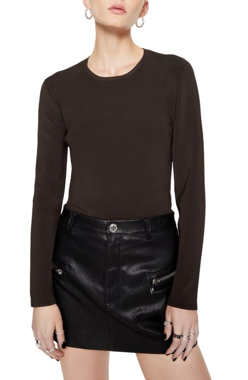 Rebecca Minkoff Bonnie Back Cutout Knit Top in Coffee  product