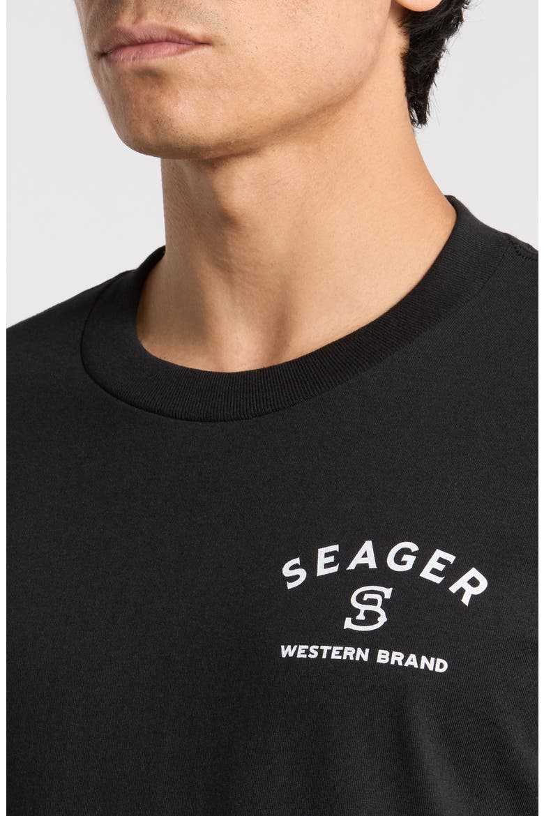 Logo Graphic T-Shirt, Alternate, color, BLACK