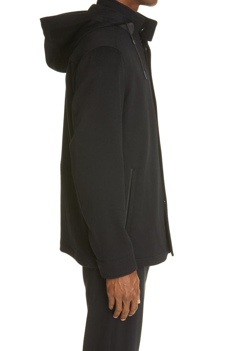 ZEGNA Elements Cashmere Hooded Field Jacket, Alternate, color,
