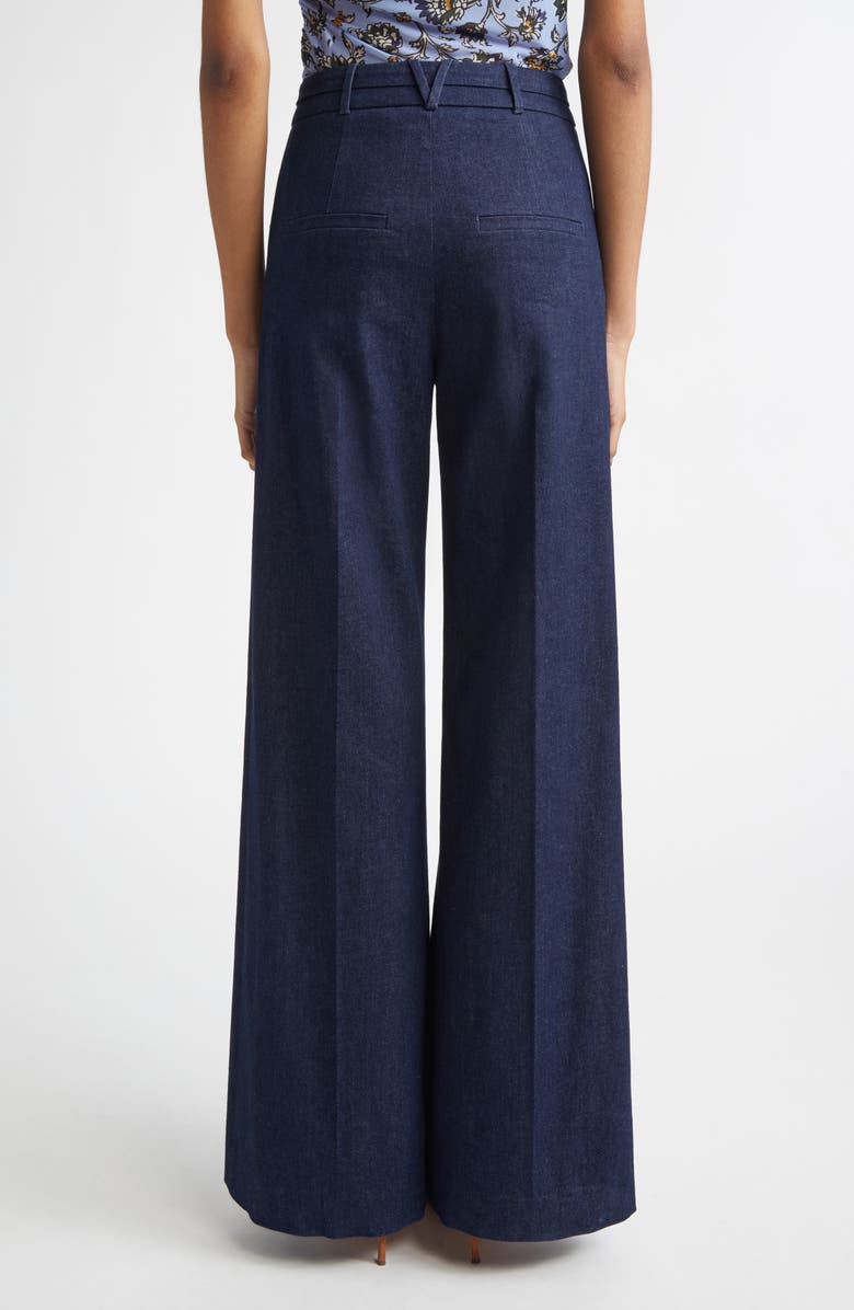 Veronica Beard Crue Wide Leg Jeans, Alternate, color, Midnight Wash