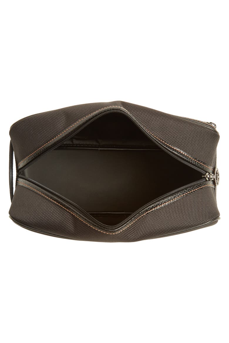Boxford Canvas & Leather Cosmetics Case, Alternate, color, BLACK