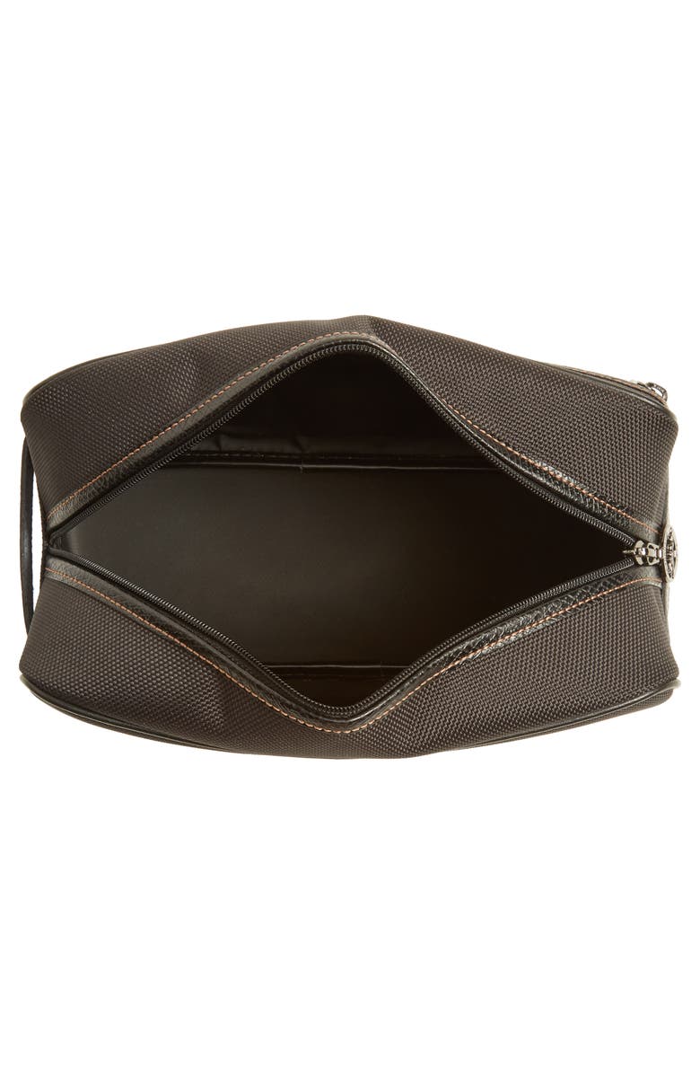 Longchamp Boxford Canvas & Leather Cosmetics Case, Alternate, color, 