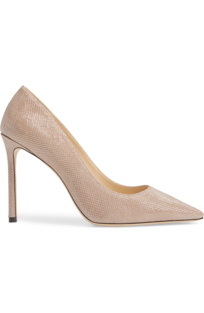 Jimmy Choo Romy 100 Glitter Pump, Alternate, color,
