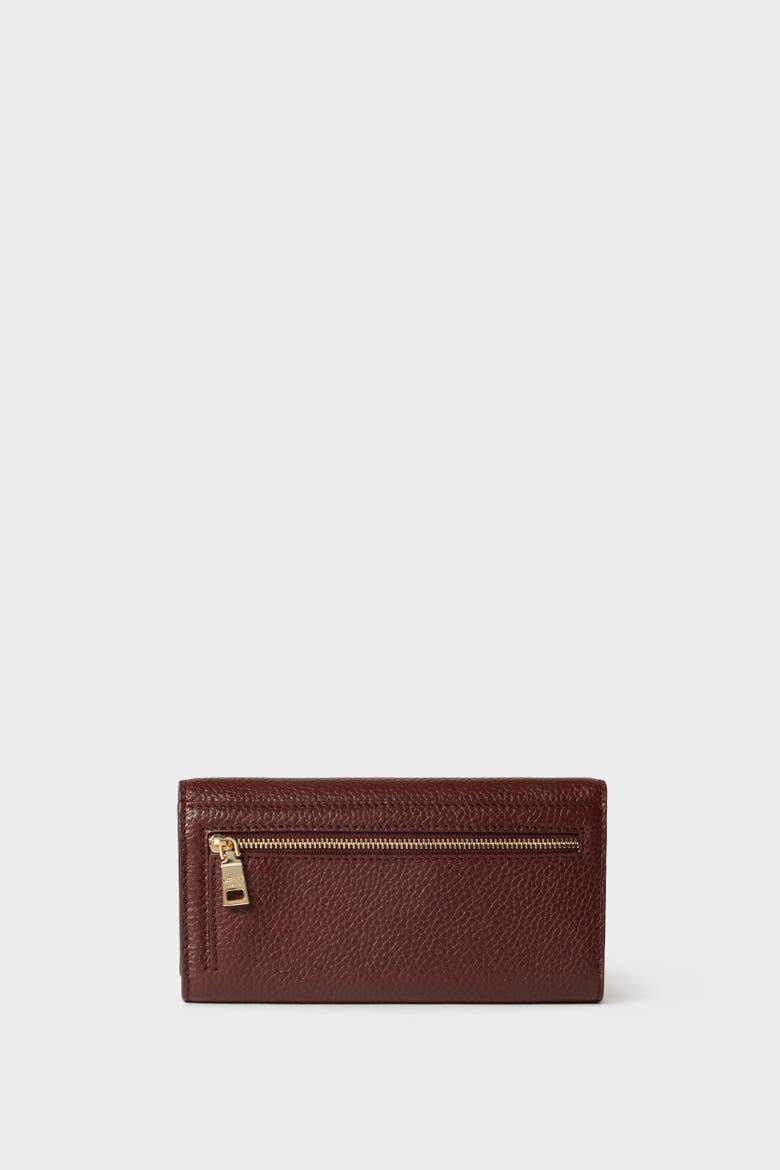The Core Medium Leather Matinee Purse, Alternate, color, Merlot
