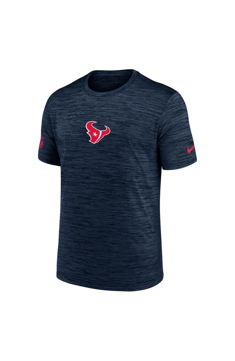 Nike Men's Nike Navy Houston Texans Sideline Velocity Performance T-Shirt, Alternate, color, Navy