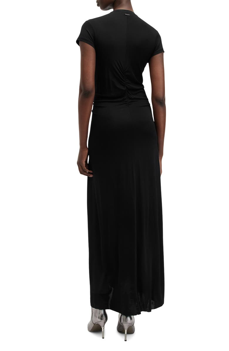 AllSaints Xylia Cutout Maxi Dress, Alternate, color, 