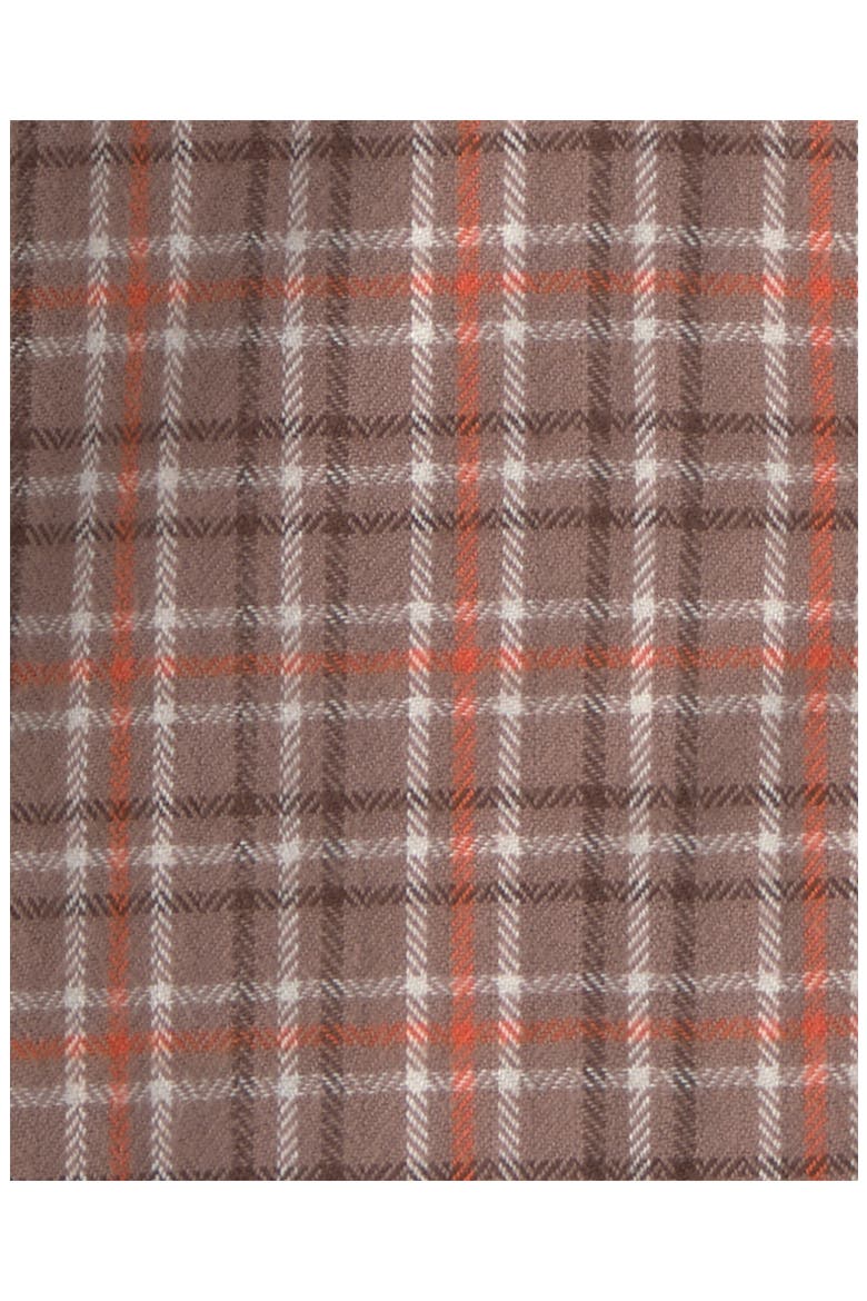 Kids' Organic Cotton Flannel Button-Up Shirt, Alternate, color, BROWN PLAID