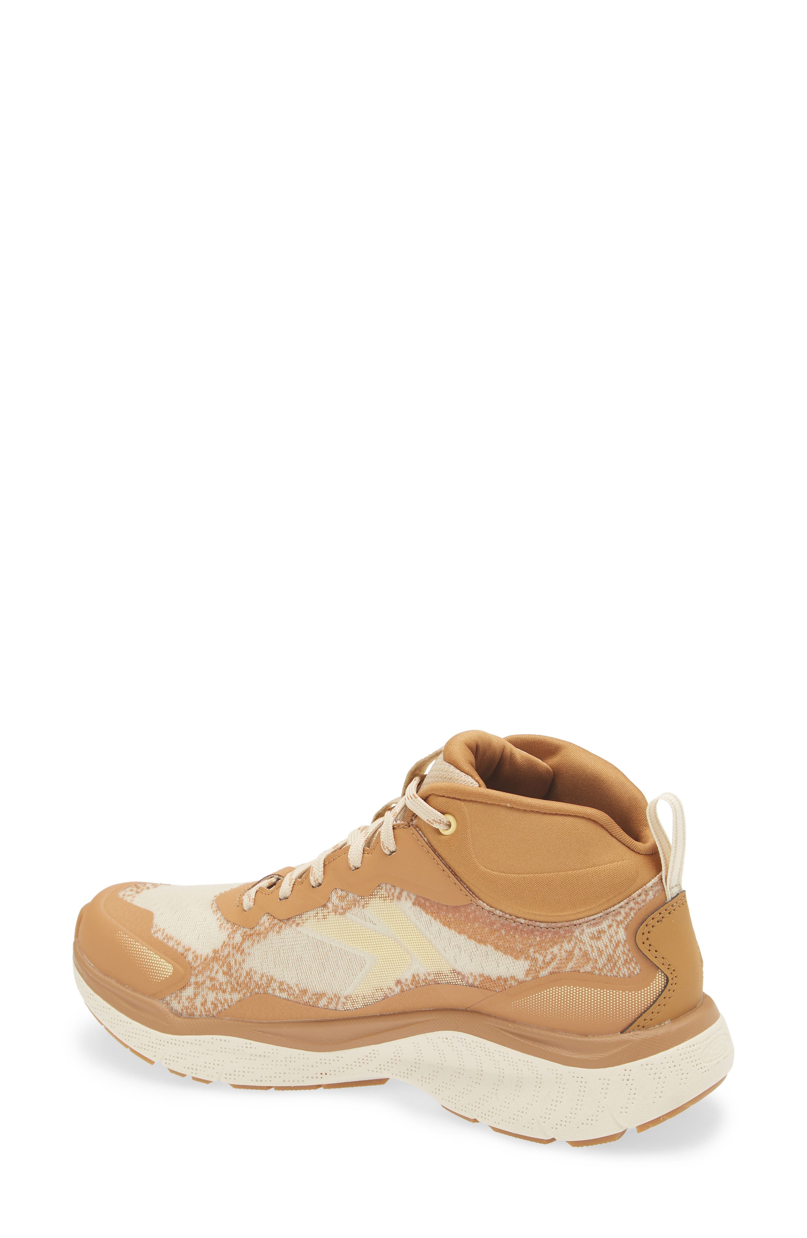 KEEN Leiki Waterproof Mid Hiking Boot, Alternate, color, Safari/ Chipmunk