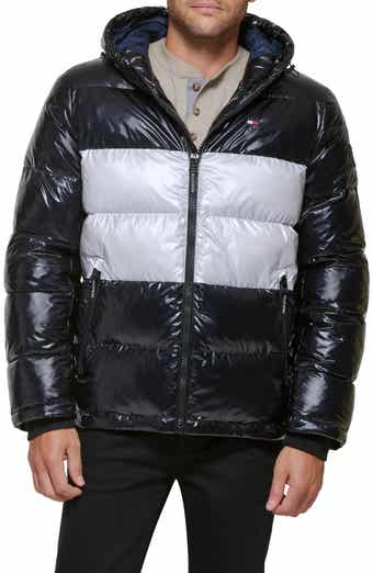 Tommy Hilfiger Quilted Puffer Hooded Mid Length Jacket