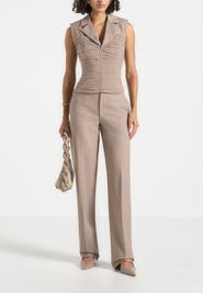 Manière De Voir Nina Cigarette Fit Tailored Trousers