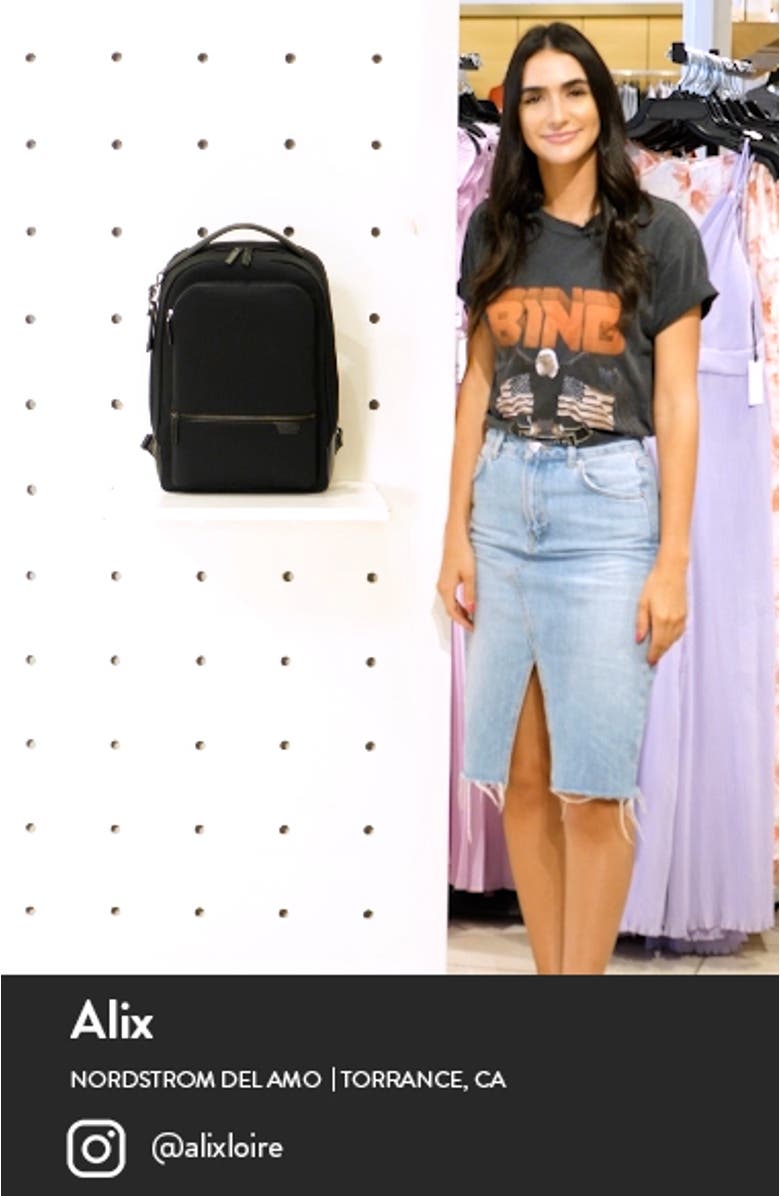 Bradner Nylon Tricot Laptop Backpack, sales video thumbnail