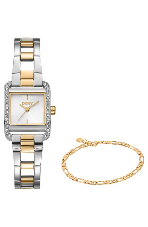 L 143 Bracelet Watch & Bracelet Set