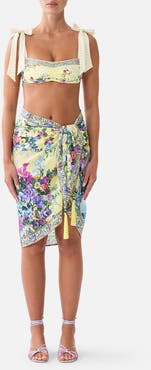 Camilla Woven Short Sarong W Tassels
