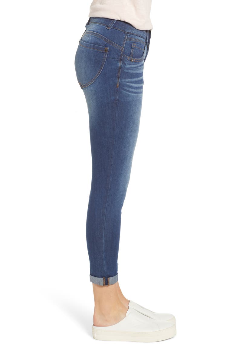 Ab-Solution Ankle Skimmer Jeans (Nordstrom Exclusive), Alternate, color, BLUE