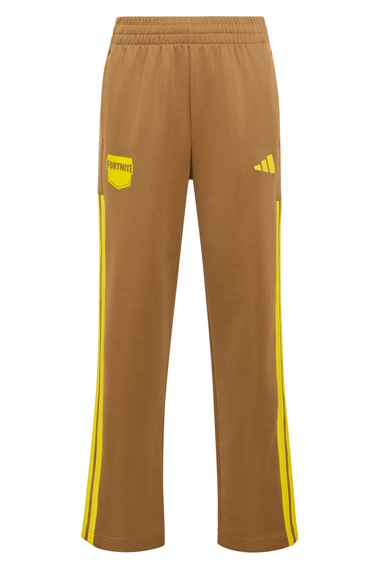 x Fortnite Kids' Track Pants, Main, color, BROWN DESERT/ YELLOW