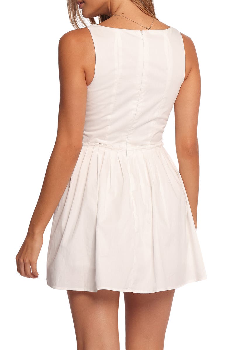 Petal & Pup Gale Sleeveless Fit & Flare Minidress, Alternate, color, White