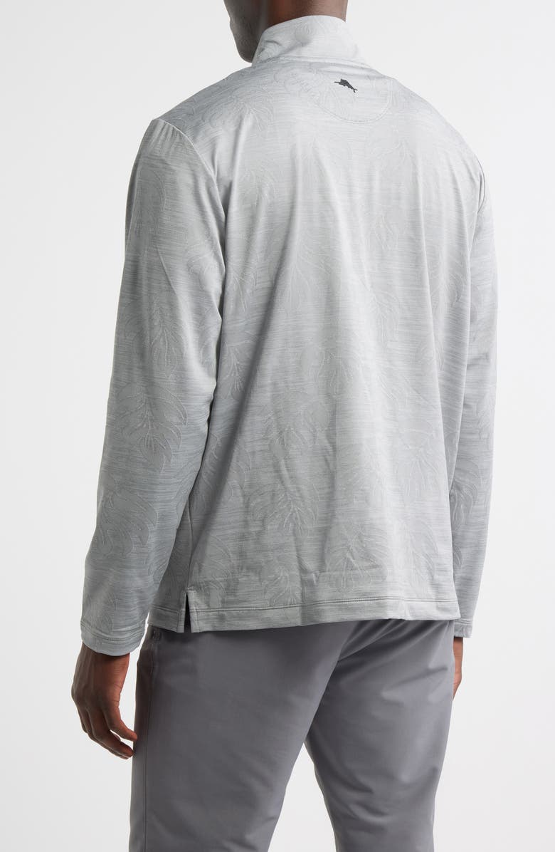 Tommy Bahama Monsterra Fade IslandZone<sup>®</sup> Performance Half Zip Pullover, Alternate, color, Ultimate Gray