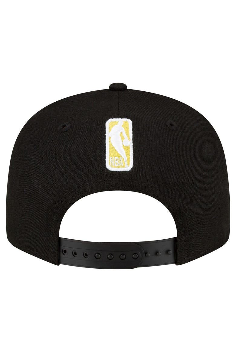Men's New Era Black Utah Jazz Official Team Color 9FIFTY Snapback Hat, Alternate, color, Black