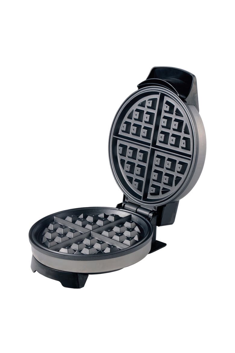 Nonstick Stainless Steel Belgian Waffle Maker, Main, color, Silver