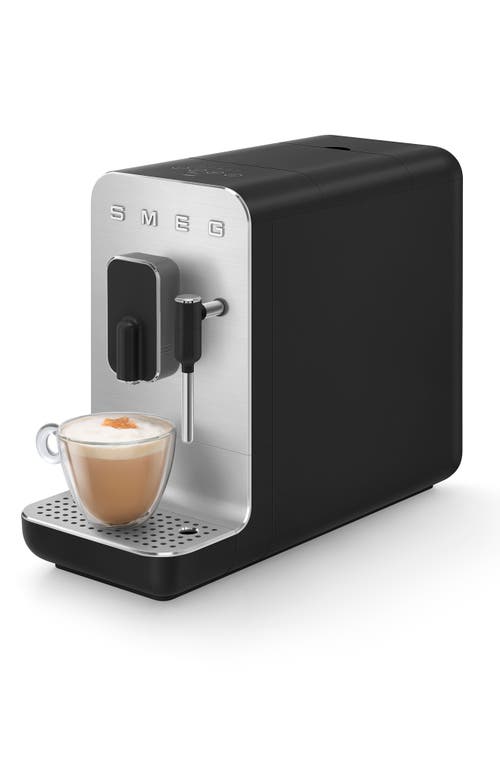 Smeg Automatic Espresso Coffee Machine With Steam Wand In Metallic