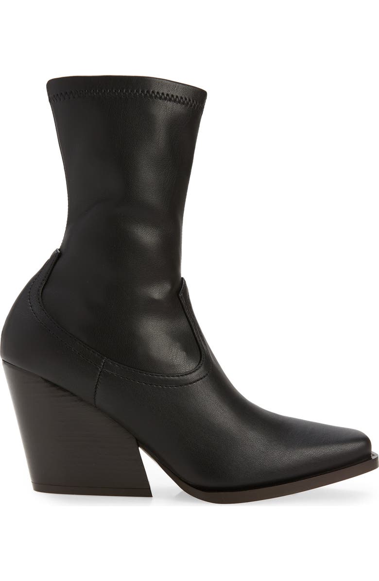 Stella McCartney Stretch Cowboy Bootie, Alternate, color,