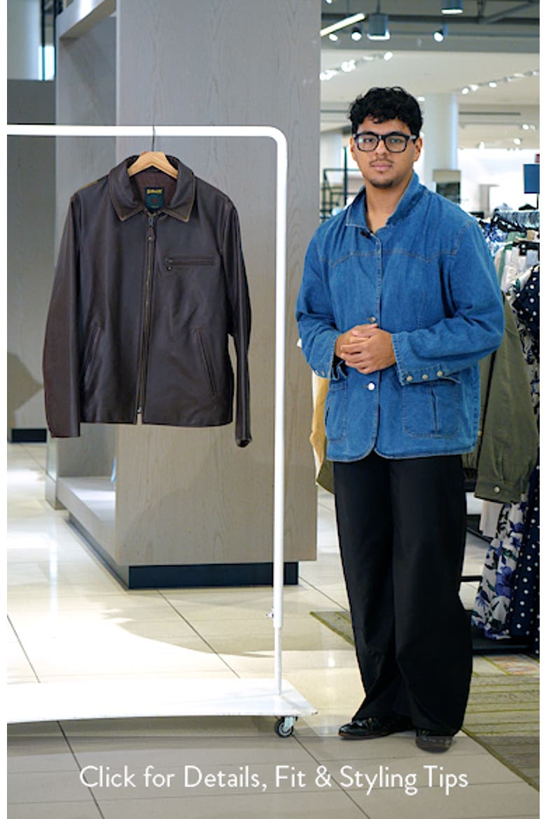 Waxy Cowhide Leather Moto Jacket video