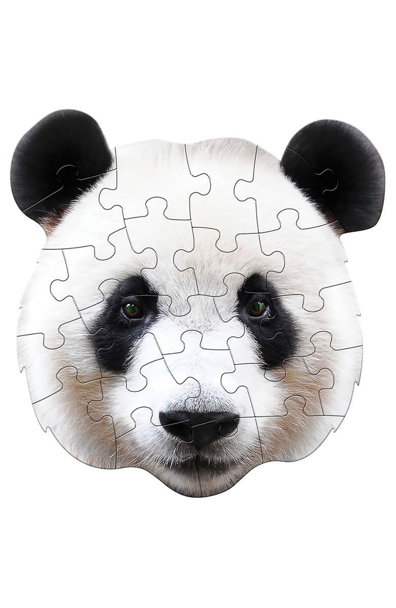 Madd Capp I Am Panda 24 Piece Animal Shaped Jigsaw Puzzle, Alternate, color, Multicolored