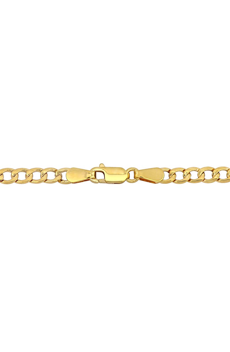 DELMAR Curb Link Chain Bracelet, Alternate, color, Yellow Gold