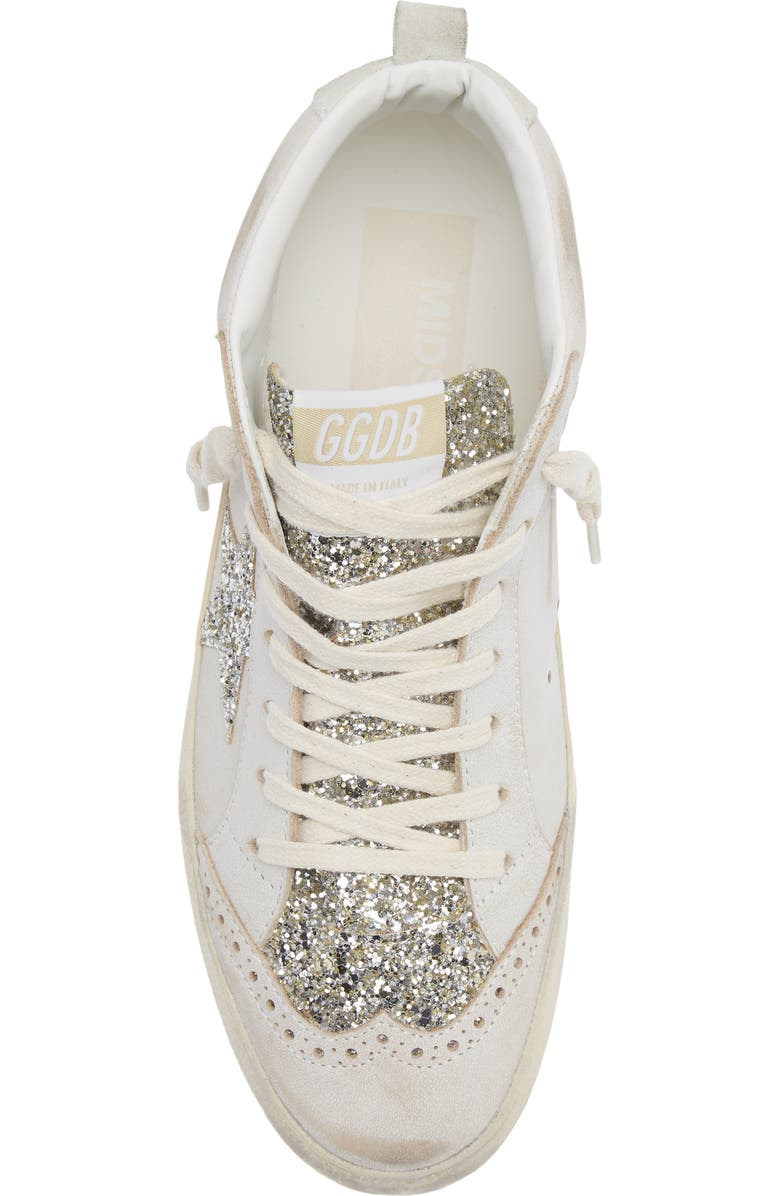 Golden Goose Mid Star Sneaker, Alternate, color, Beige/ Platinum