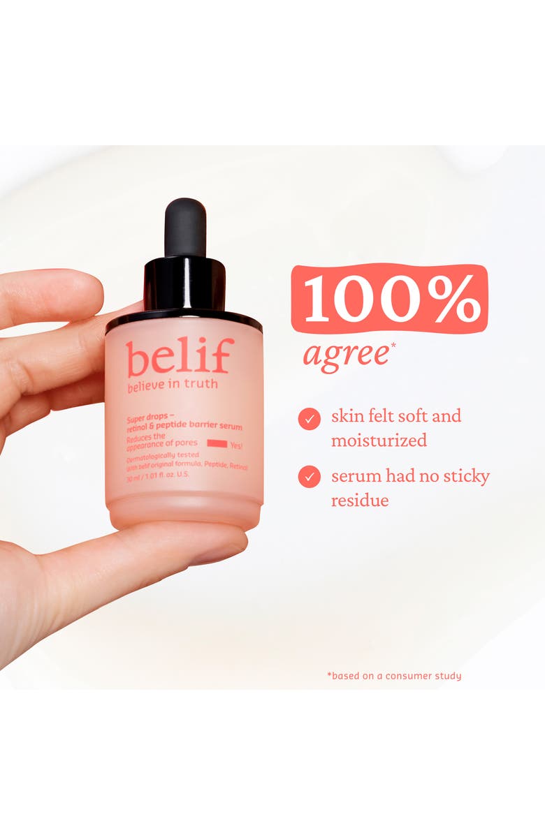 belif Super Drops Retinol & Peptide Barrier Serum, Alternate, color, 