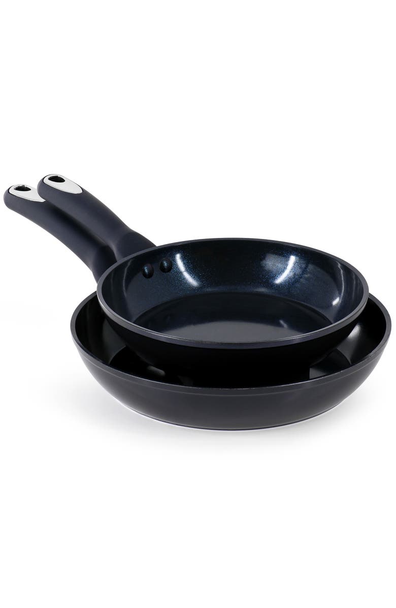 OSTER Hawke 14 Piece Ceramic Nonstick Cookware Set, Alternate, color, Blue