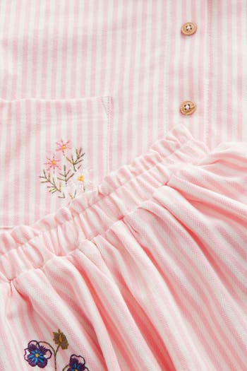 Kids' Stripe Shirt & Skirt Set