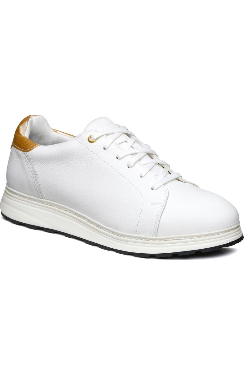 Xena Workwear Rogue Steel Toe Leather Work Sneaker, Alternate, color, White