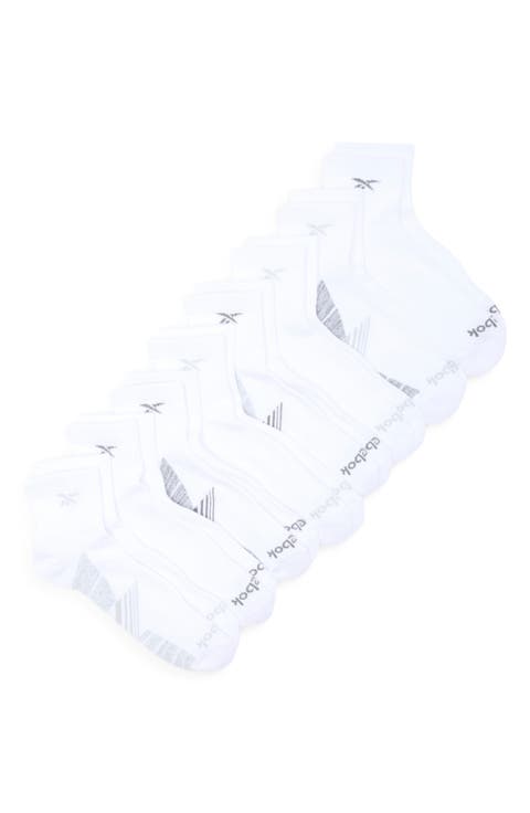 8-Pack Half-Terry Quarter Socks