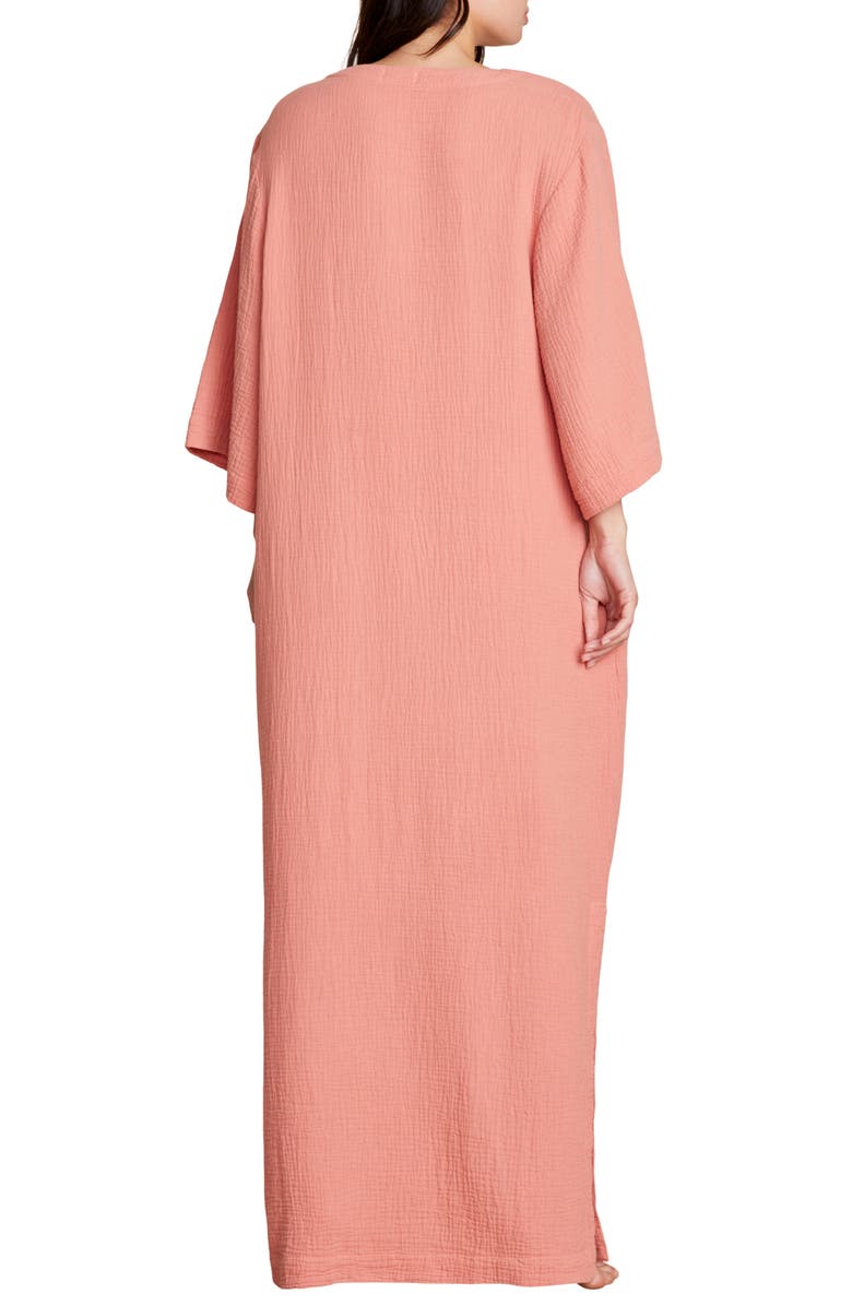 Barefoot Dreams<sup>®</sup> Sun Soaked Cotton Gauze Caftan, Alternate, color, 
