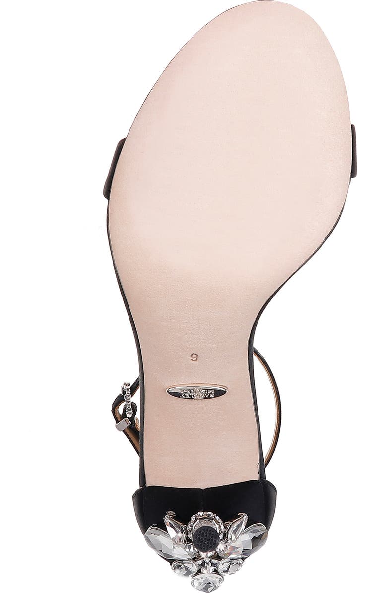 Badgley Mischka Collection Badgley Mischka Vicia Crystal Embellished Heel Sandal, Alternate, color,