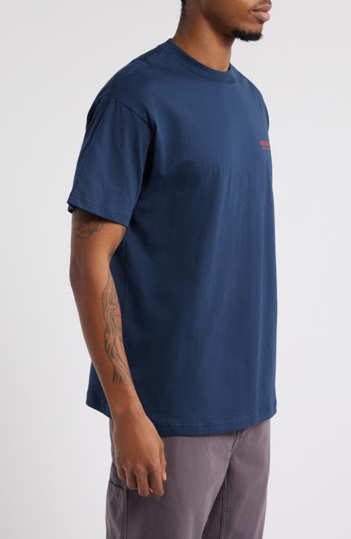 Carhartt Work In Progress Runaway Organic Cotton Graphic T-shirt In Blue