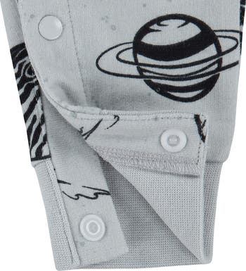 Space Swoosh Short Sleeve Romper