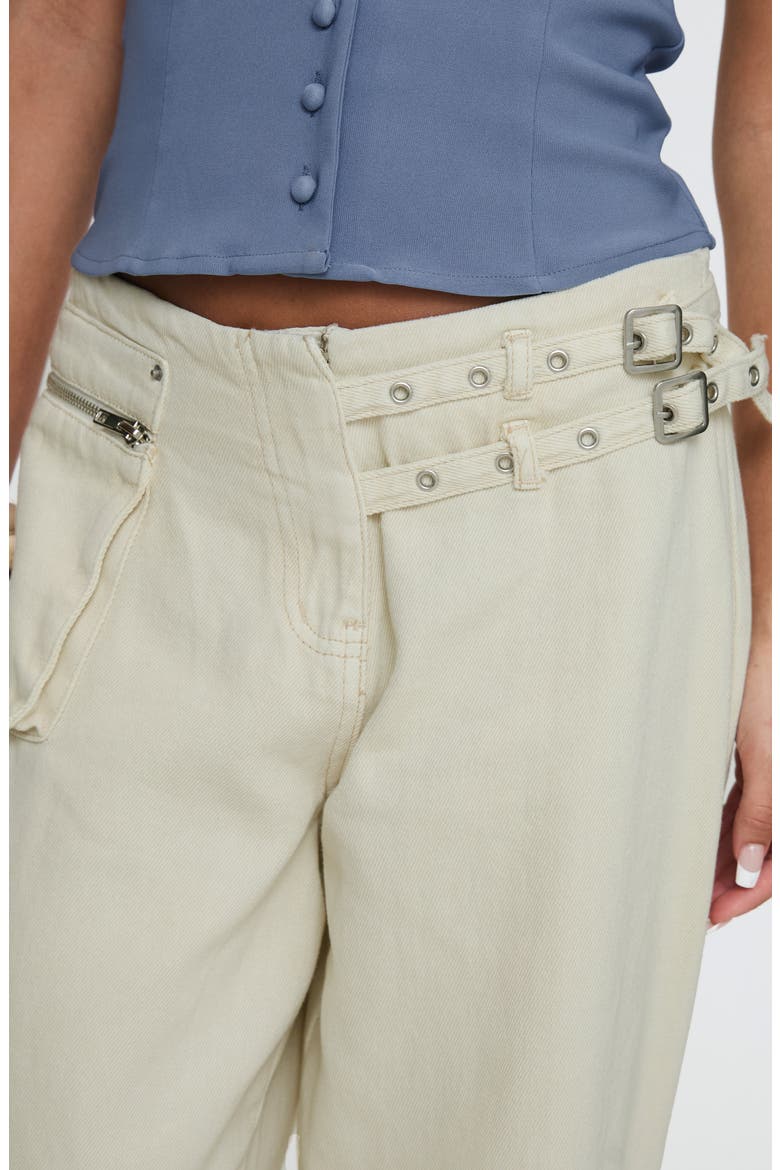 Paltrow Cotton Cargo Pants, Alternate, color, CREAM