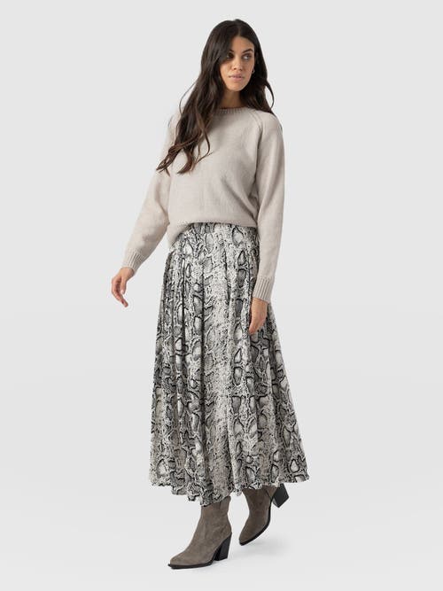 Saint And Sofia Saint + Sofia Eliza Pleated Skirt