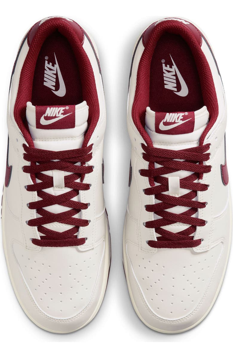 Nike Dunk Low Basketball Sneaker, Alternate, color, 008 Phantm/Team R
