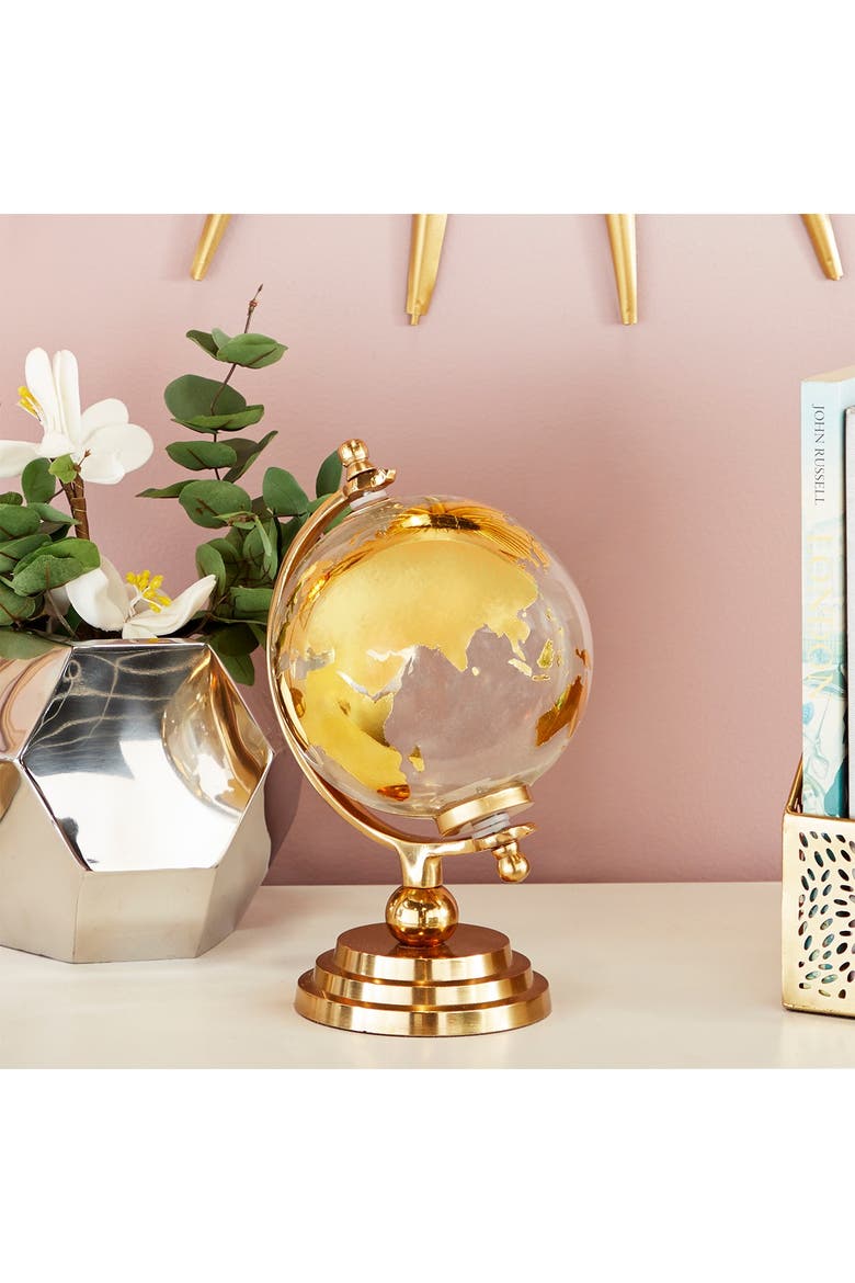 Goldtone Aluminum Globe, Alternate, color, GOLD