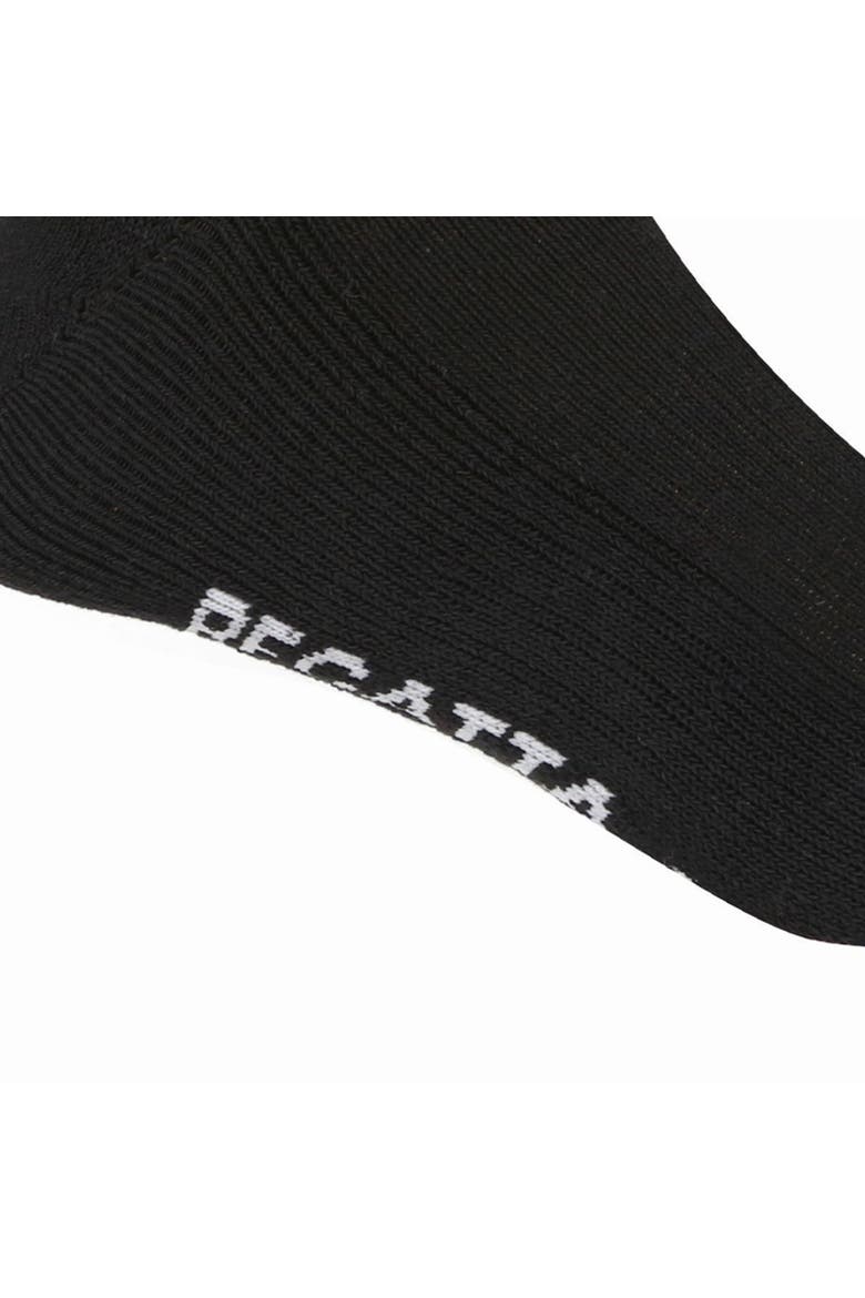 Gender Inclusive Trainer Socks, Alternate, color, Black