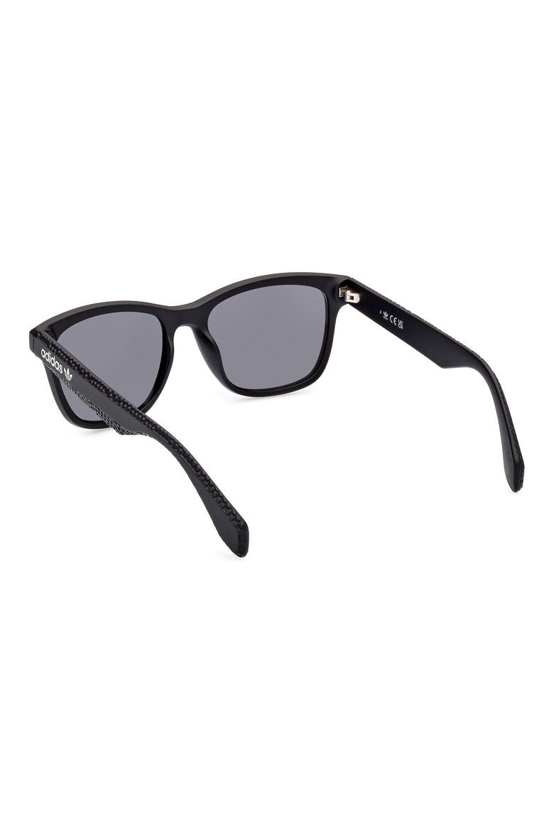 54mm Navigator Sunglasses, Alternate, color, MATTE BLACK / SMOKE