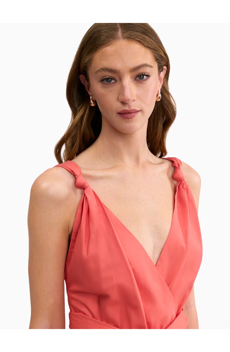 Rebecca Taylor Brielle Poplin Dress, Alternate, color, Coral Blush